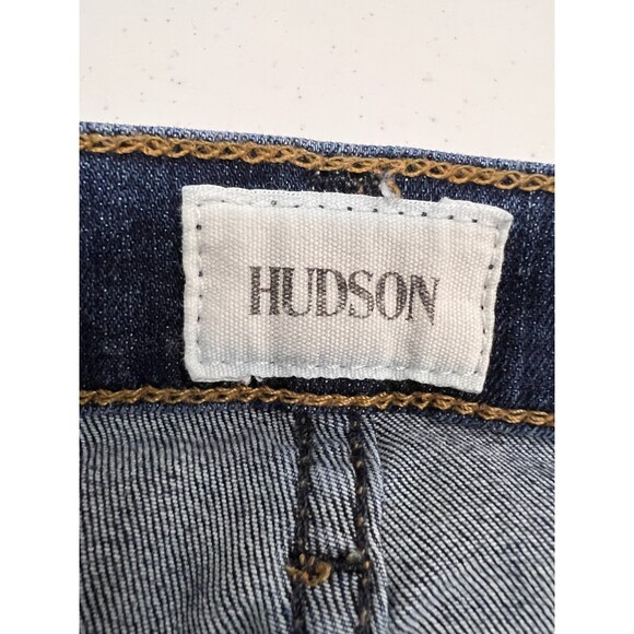 Hudson Women's Krista Crop Skinny Jeans Dark Wash Size 27 - Picture 4 of 11